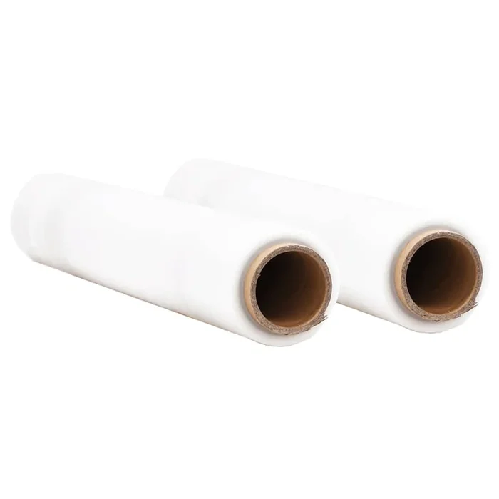 vidaXL Film estirable 2 unidades transparente 17 μm 50 cm x 300 m
