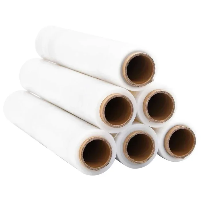 vidaXL Film estirable 6 unidades transparente 20 μm 50 cm x 150 m