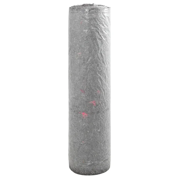vidaXL Forro Polar de Piscina Gris 1 x 25 m Poliéster y algodón (2)