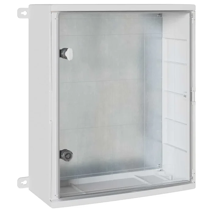 vidaXL Gabinete de Control Gris 50 x 22 x 60 cm Plástico ABS
