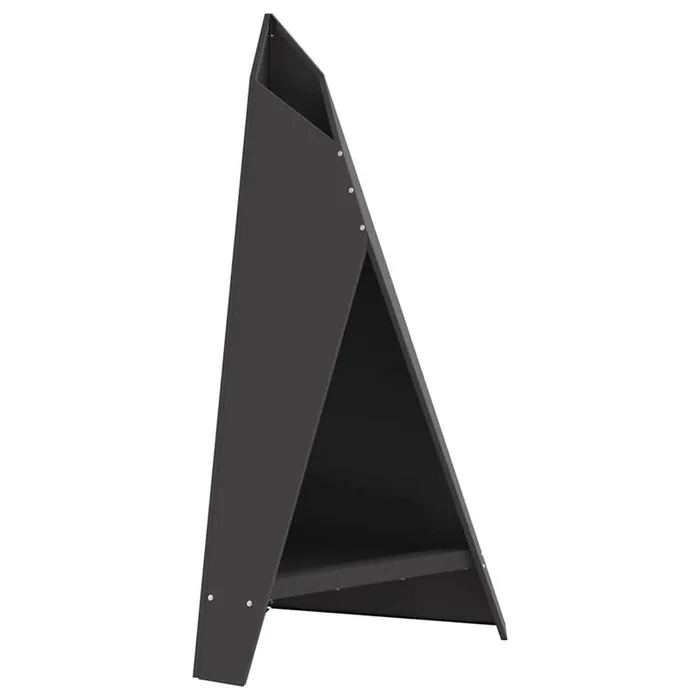 vidaXL Hoguera Negro 58 x 40 x 100 cm Acero laminado en frío