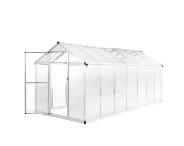 vidaXL invernadero de aluminio 421x190x195 cm 15,6 m³ | Brico Depôt Promozione
