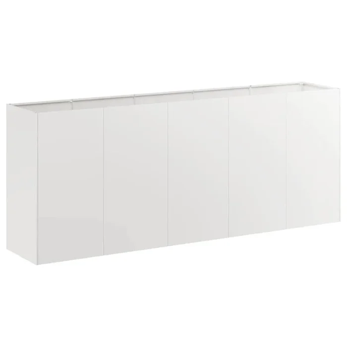 vidaXL Jardinera 200x40x80 cm acero inoxidable