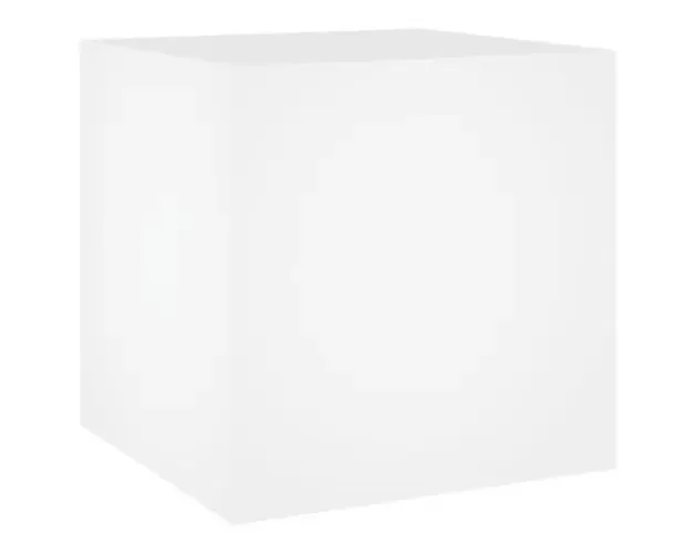 vidaXL jardinera blanca 40x40x40 cm de madera de ingeniería | Brico Depôt Originale