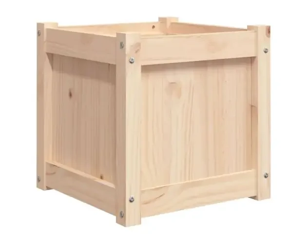 vidaXL jardinera madera maciza de pino 40x40x40 cm | Brico Depôt Spedito Oggi