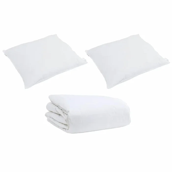 vidaXL Juego de Edredón con almohada 3 pcs Algodón (209)