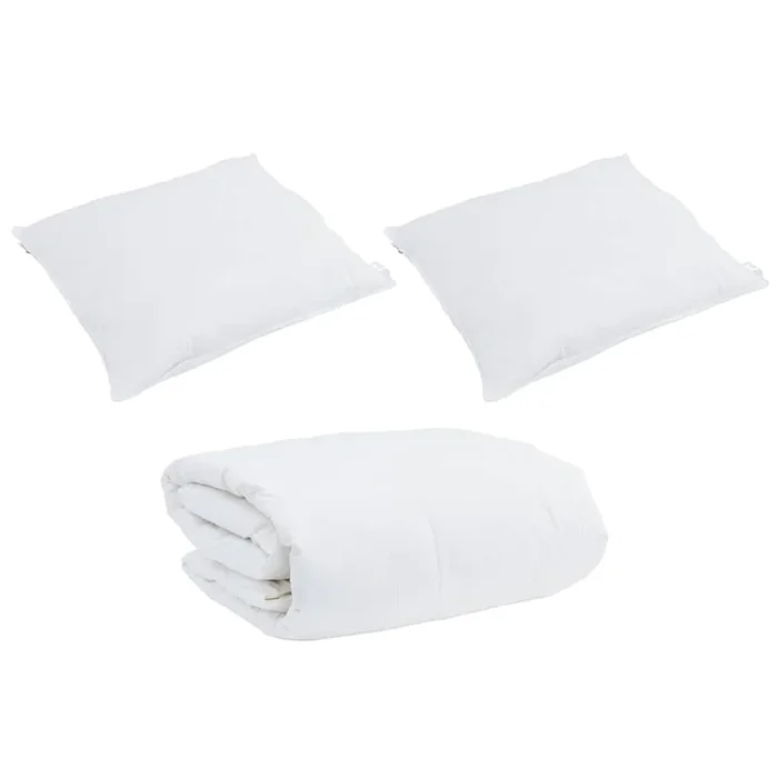 vidaXL Juego de Edredón con almohada 3 pcs Algodón (37)
