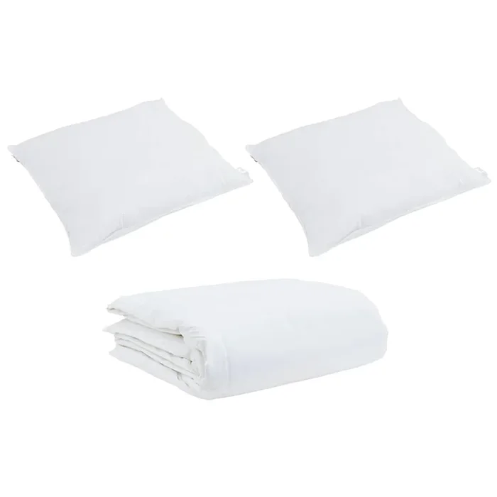 vidaXL Juego de Edredón con almohada 3 pcs Algodón (46)