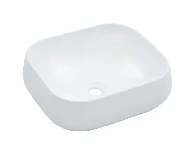 vidaXL lavabo 44,5×39,5×14,5 cm cerámica blanco | Brico Depôt Non Perdere