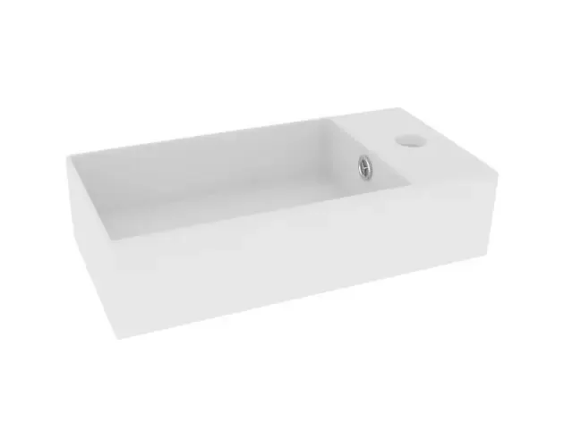 vidaXL lavabo con rebosadero cerámica blanco mate | Brico Depôt Vendita Finale