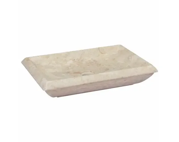 vidaXL lavabo crema mármol 50x35x10 cm | Brico Depôt Spedizione Mondiale
