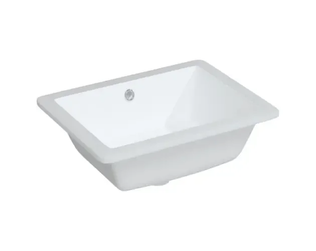 vidaXL lavabo de baño rectangular cerámica blanco 46,5x35x18 cm | Brico Depôt Offerta Speciale