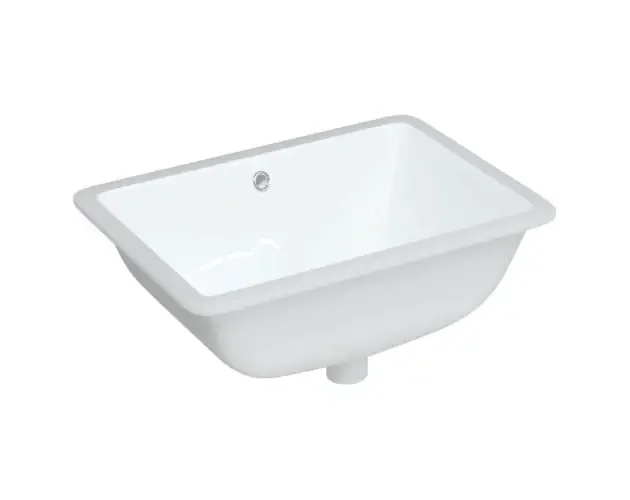 vidaXL lavabo de baño rectangular cerámica blanco 55,5×37,5×19 cm | Brico Depôt Originale