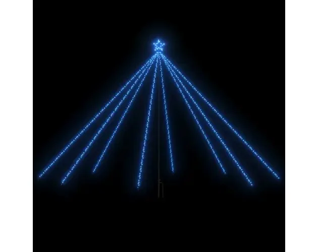 vidaXL LED árbol de navidad interior y exterior 576 LED azul 3,6 m | Brico Depôt Ordina Subito