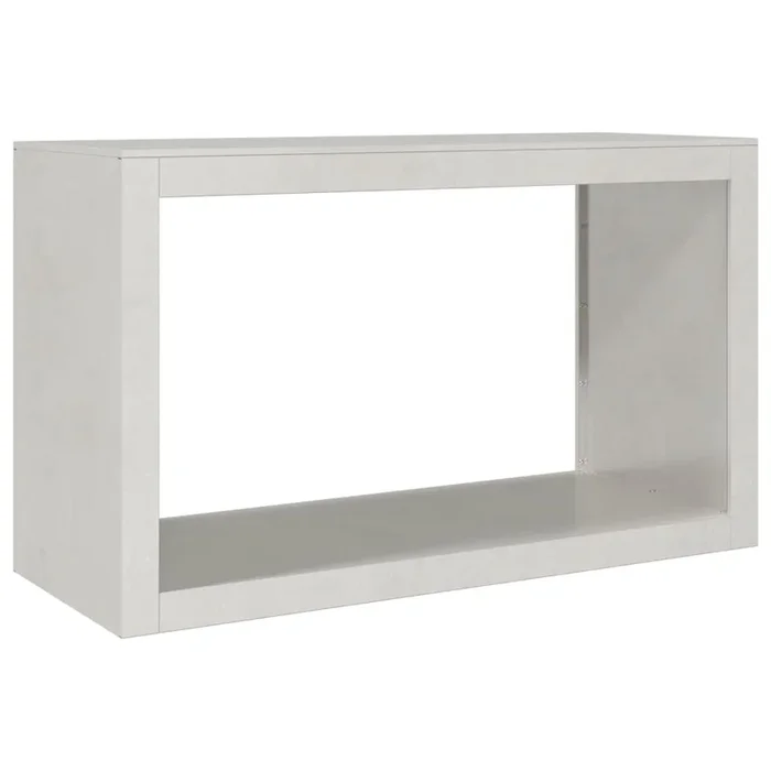 vidaXL Leñero de acero inoxidable 100x40x60 cm