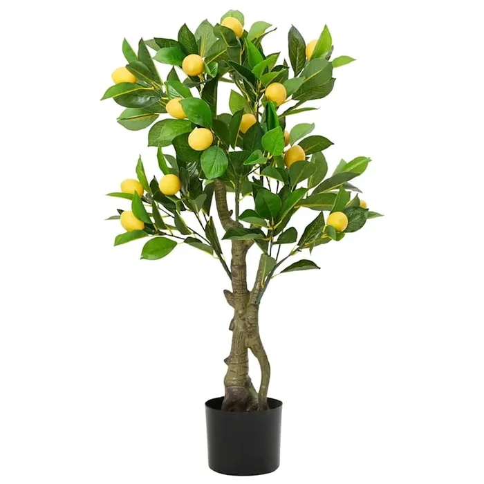 vidaXL Limonero artificial 234 hojas 90 cm verde