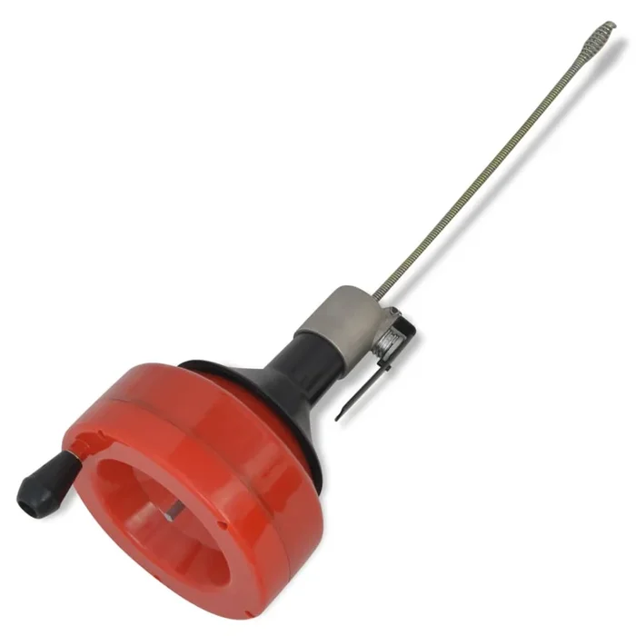 vidaXL Limpiador de tuberías de operación manual/taladro 8 m