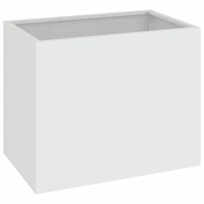 vidaXL Maceta para Jardín Blanco 50 x 32 x 40 cm