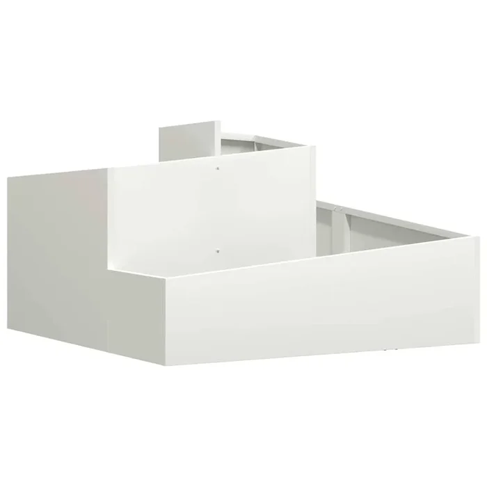 vidaXL Maceta para Jardín Blanco 80 x 80 x 50 cm
