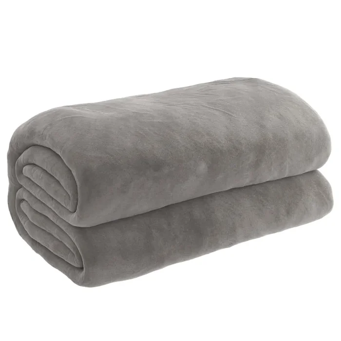 vidaXL Manta con peso con funda tela gris 200×225 cm 13 kg