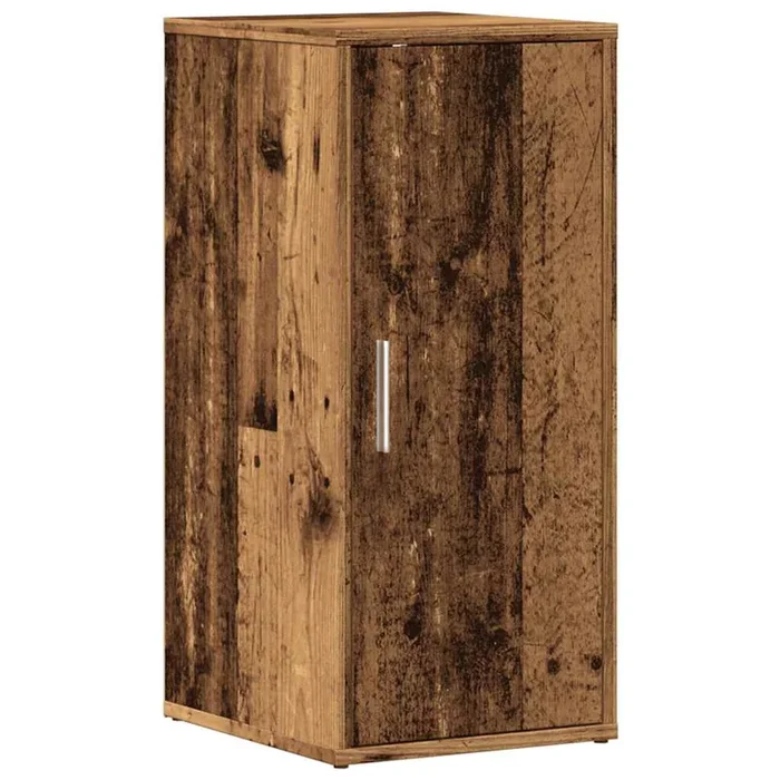 vidaXL Muebles zapateros 2 uds madera ingeniería envejecida 32x35x70cm (2)