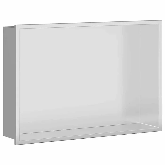 vidaXL Nichos de Ducha Plateado 45 x 30 x 9.5 cm Acero inoxidable