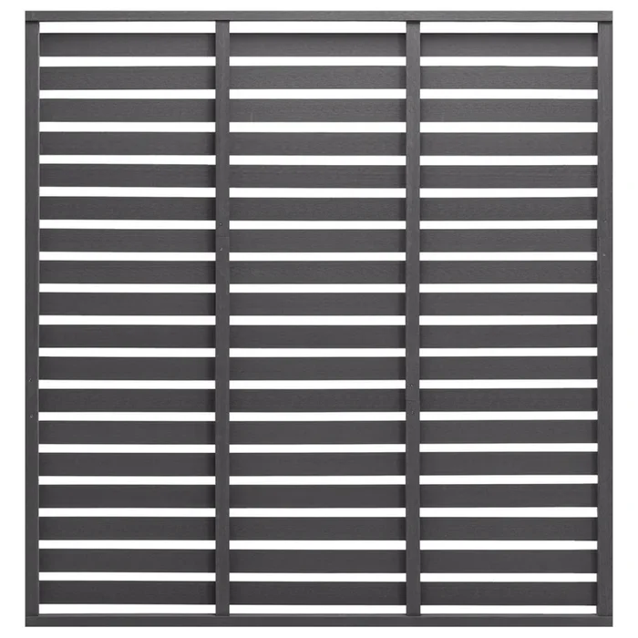 vidaXL Panel de valla de WPC gris 180×180 cm