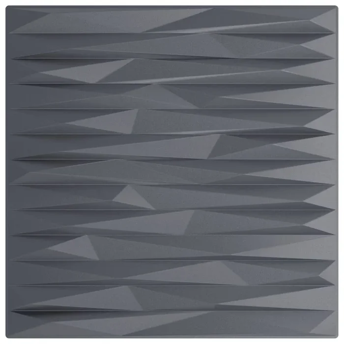 vidaXL Paneles de pared 48 uds XPS piedra gris 50×50 cm 12 m²