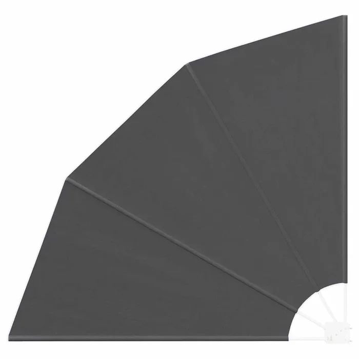 vidaXL Pantalla de Privacidad para Balcón Negro 140 x 140 cm tela