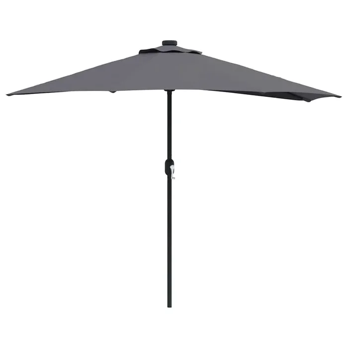 vidaXL Parasol de jardín Antracita 294 x 150 x 224 cm tela