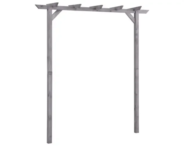 vidaXL pérgola de jardín de madera de pino impregnada 200x40x205 cm | Brico Depôt Affare