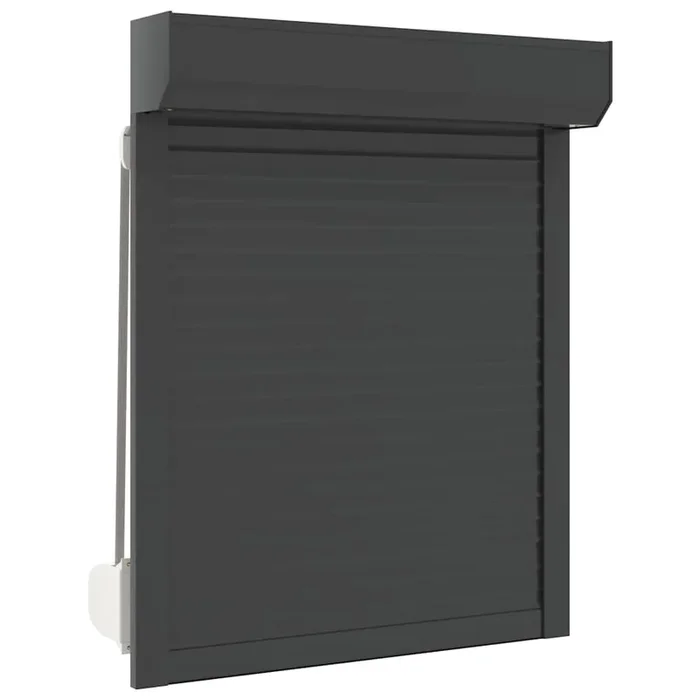 vidaXL Persiana de aluminio gris antracita 80×100 cm