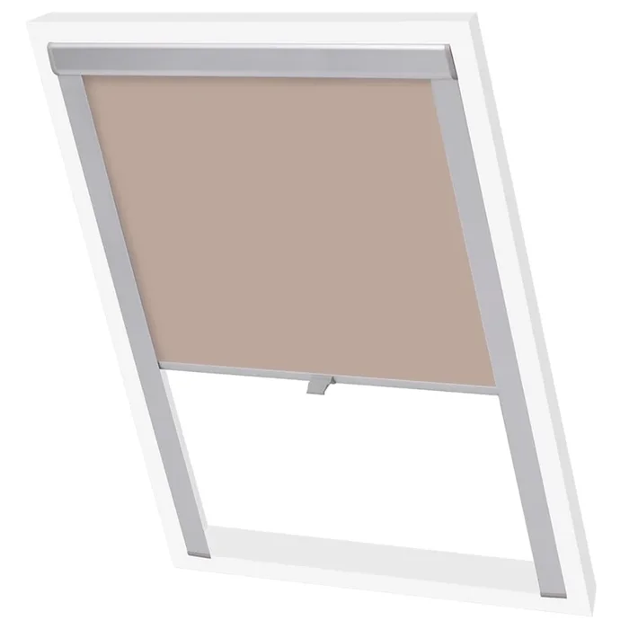 vidaXL Persiana opaca enrollable beige SK06