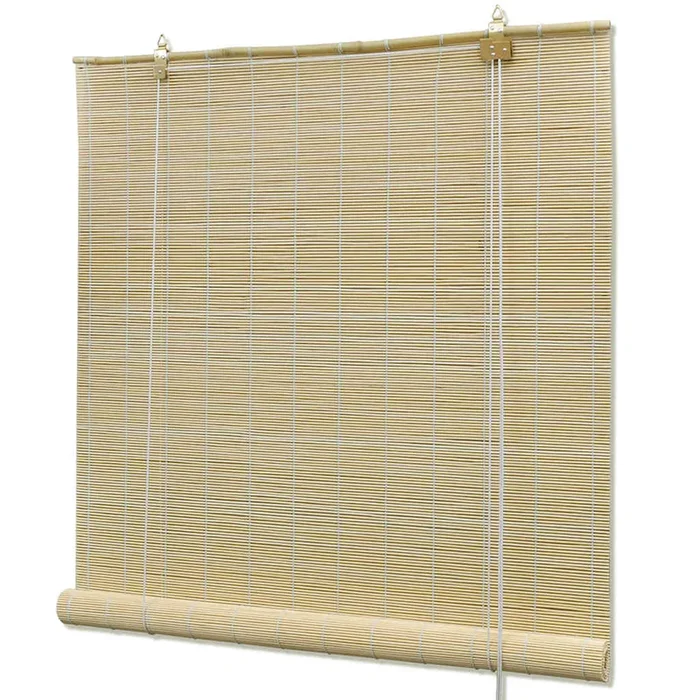 vidaXL Persianas enrollables de bambú natural 80×160 cm