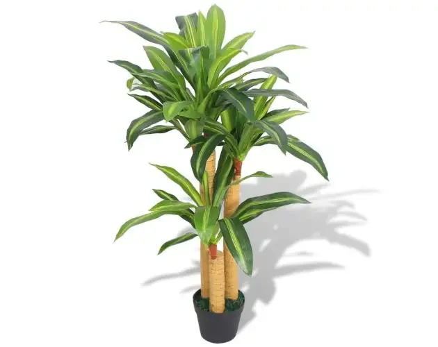 vidaXL planta de drácena artificial con maceta 100 cm verde | Brico Depôt Vendita Finale