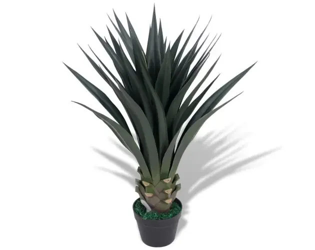 vidaXL planta de yuca artificial con macetero 85 cm verde | Brico Depôt In Voga