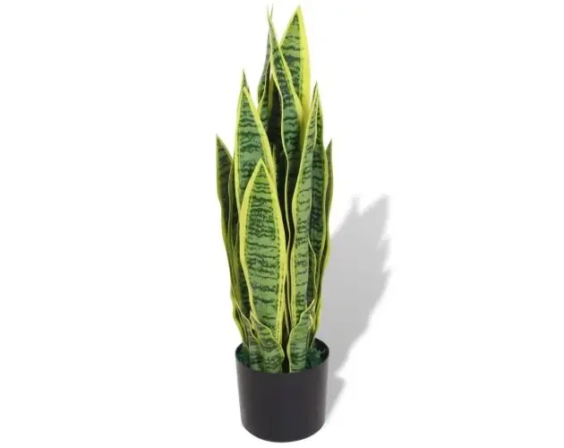 vidaXL planta sansevieria artificial con macetero 65 cm verde | Brico Depôt Nuovo Arrivo