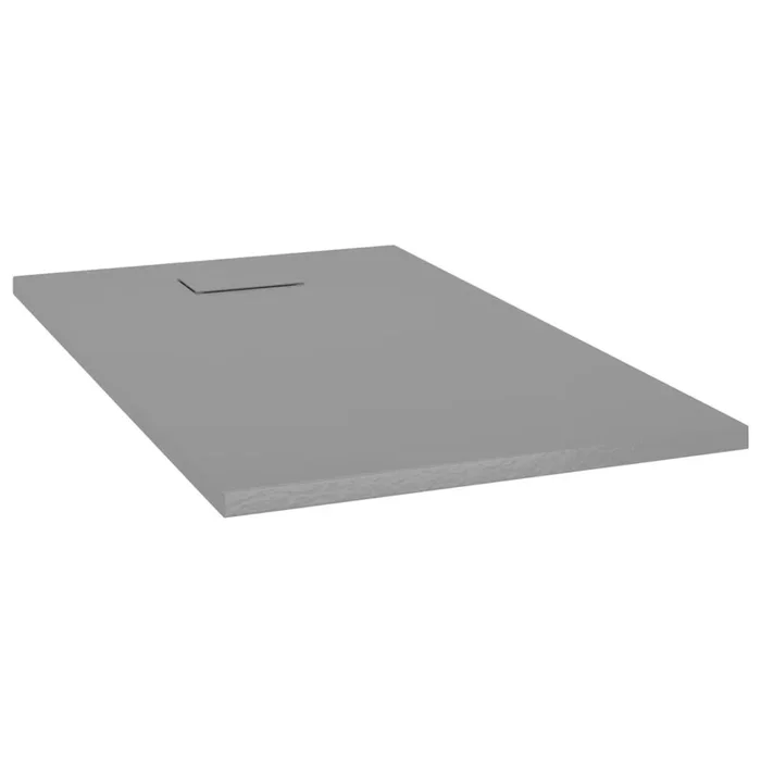 vidaXL Plato de ducha SMC gris 120×70 cm