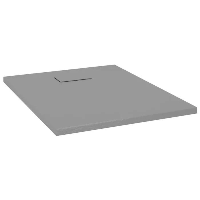 vidaXL Plato de ducha SMC gris 90×70 cm