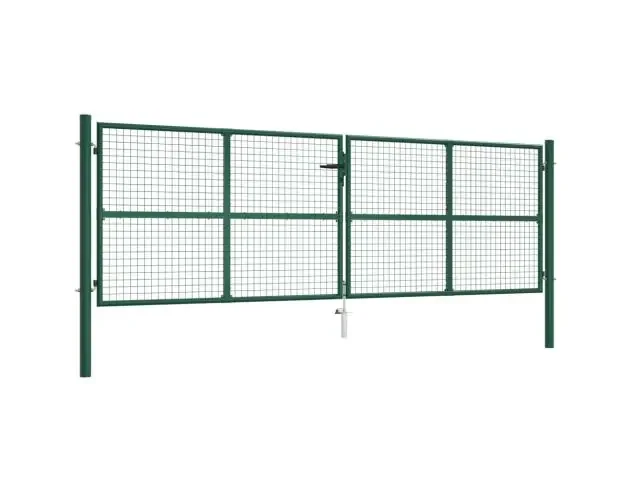 vidaXL puerta de malla de jardín acero verde 390×125 cm | Brico Depôt Nuova Collezione