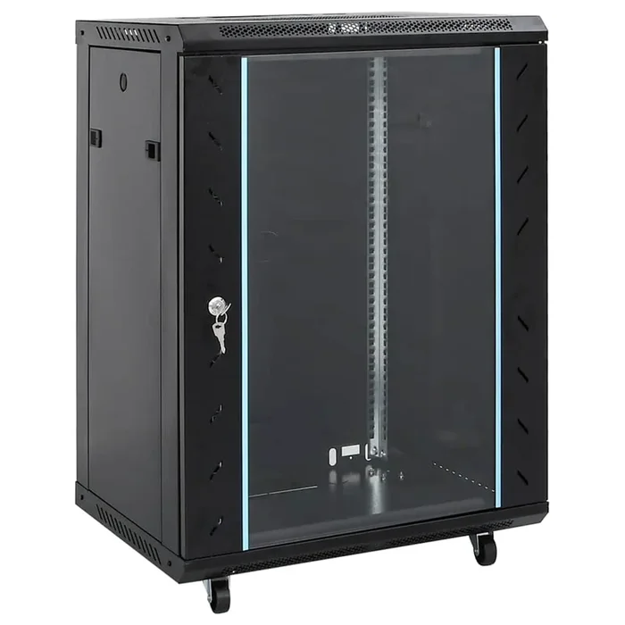 vidaXL Rack de servidores 15U 19″ IP20 negro 60x45x86 cm