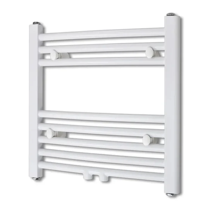vidaXL Radiador toallero 480 x 480 mm conector lateral y central