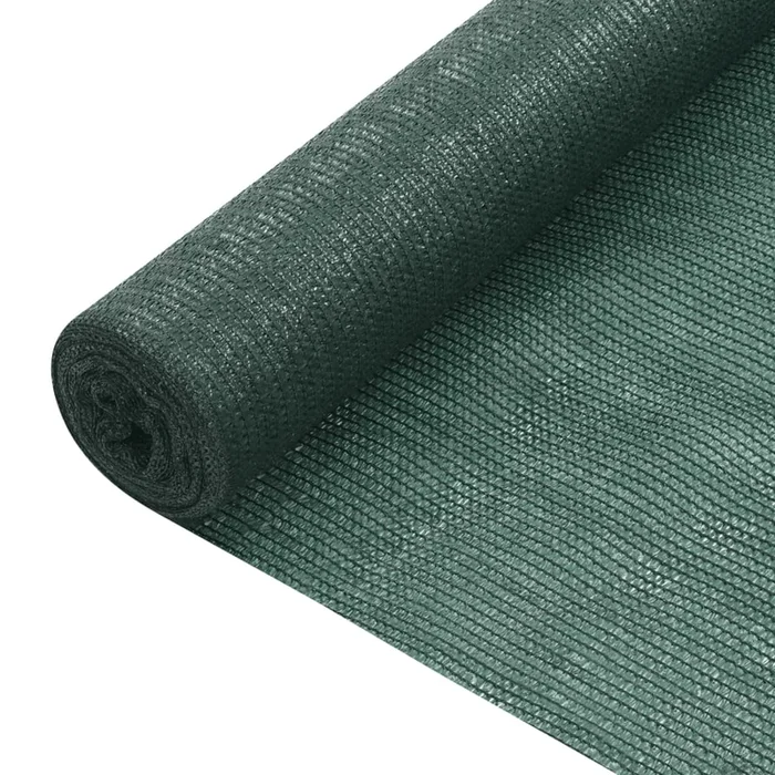 vidaXL Red de privacidad HDPE verde 1,2×50 m 75 g/m²