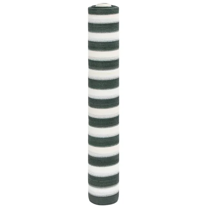 vidaXL Red de privacidad HDPE verde y blanco 1×10 m 75 g/m²