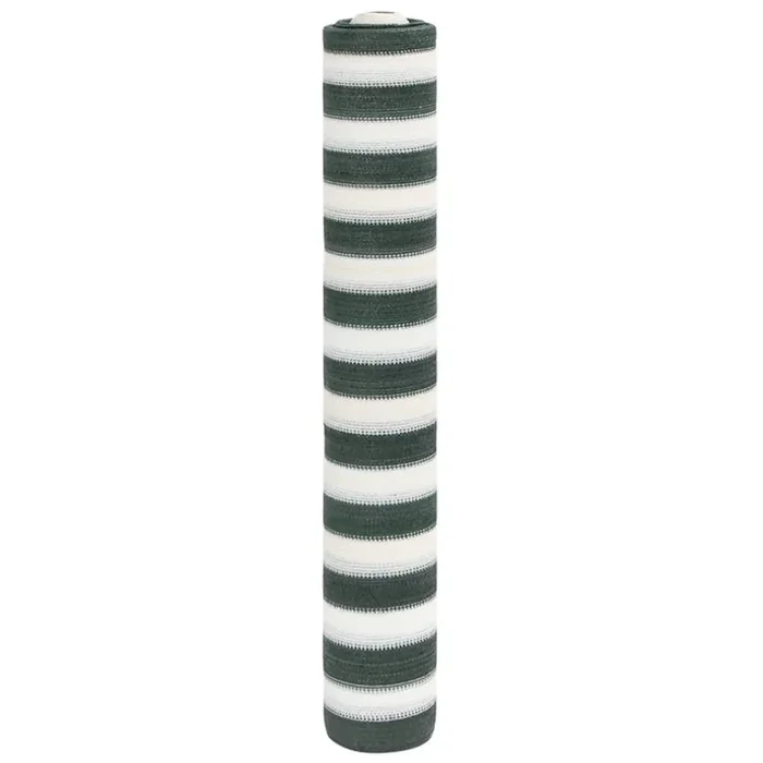 vidaXL Red de privacidad HDPE verde y blanco 1,5×10 m 195 g/m²
