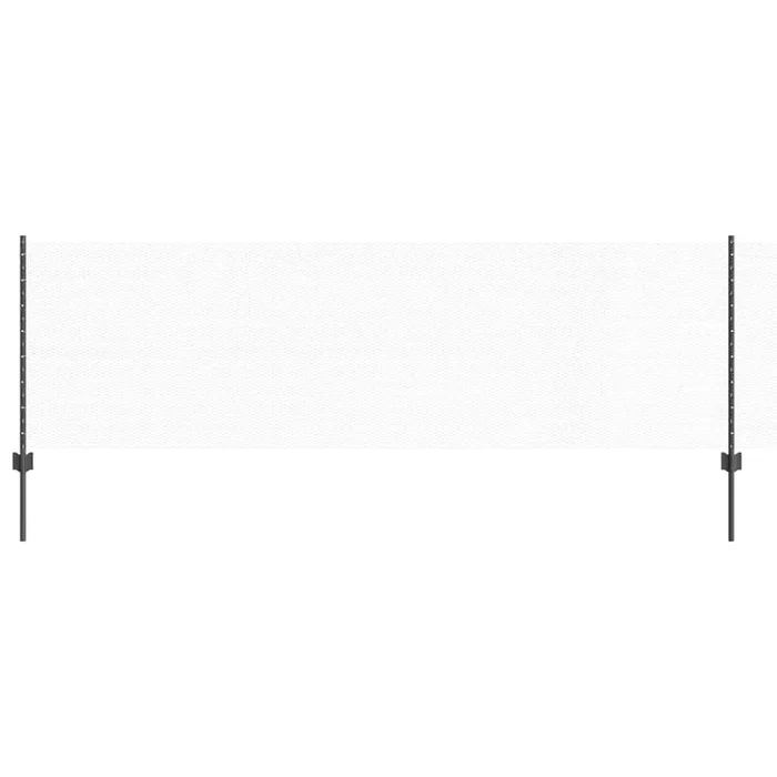 vidaXL Reja con postes Gris 0.8 x 10 m Acero (23)