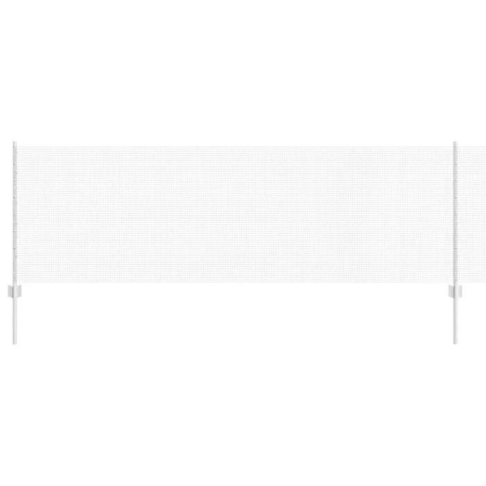 vidaXL Reja con postes Plateado 0.8 x 25 m Acero (38)