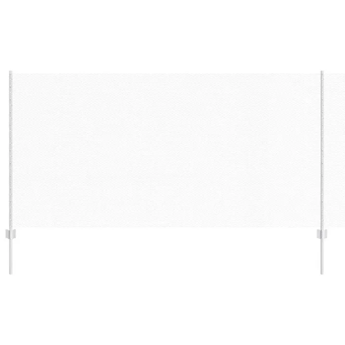 vidaXL Reja con postes Plateado 1.2 x 10 m Acero