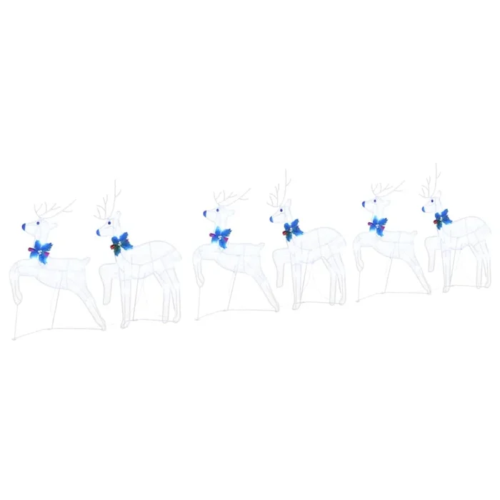 vidaXL Renos LED 6 pcs tela