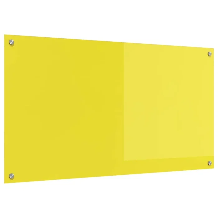 vidaXL Salpicadero de cocina Amarillo 110 x 60 x 0.6 cm